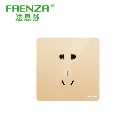法恩莎 面板 Q11系列 金色 五孔 商品图0