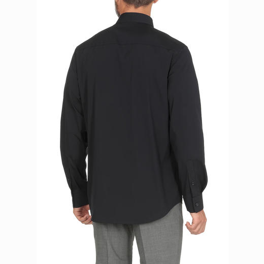 【一】BURBERRY 巴宝莉 男士TB专属标识装饰图案刺绣功能性棉质衬衫 蓝色 8043062 A1222 商品图2