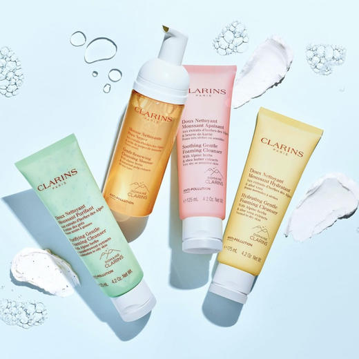【孕妇可用】法国 Clarins娇韵诗 棉花籽温和保湿泡沫洗面奶 125ml 商品图8