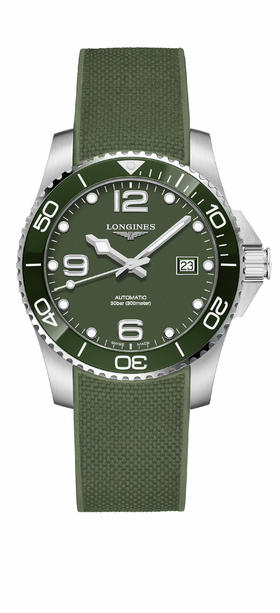 LONGINES 浪琴 康卡斯潜水系列Ø 41/43mm自动机械男士腕表 64小时动力存储 橡胶表带和精钢表带2款可选 全新专柜发货 全国联保
