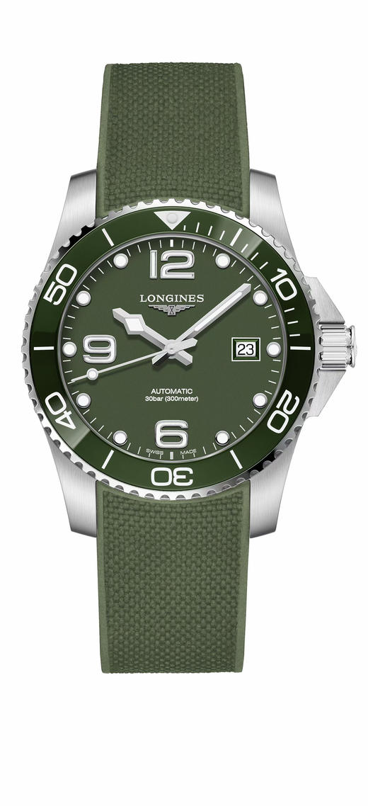 LONGINES 浪琴 康卡斯潜水系列Ø 41/43mm自动机械男士腕表 64小时动力存储 橡胶表带和精钢表带2款可选 全新专柜发货 全国联保 商品图0