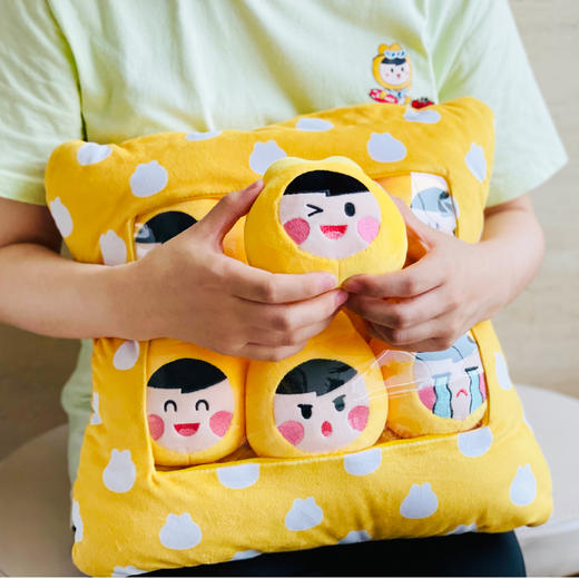 小团表情包系列一袋小团公仔抱枕 商品图3
