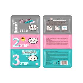 【包邮！一般贸易中文标】韩国惑丽客holika猪鼻贴去黑头收缩毛孔三步曲3个/片