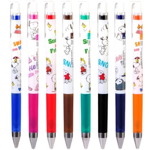 日本进口Pilot百乐太阳星sun-star juice up史努比联名限定彩色果汁笔中性笔水性笔0.4mm 金属色系牛奶色系3色套装 商品图4