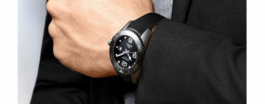 LONGINES 浪琴 康卡斯潜水系列，Ø 43.00 mm  自动机械男士腕表，300m防水，64小时动力储存，专柜全新现货 商品图2