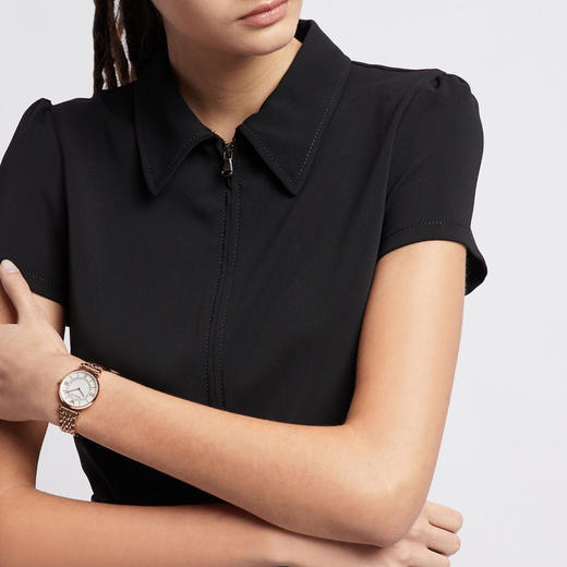 【现货清仓超惠秒】Emporio Armani女士摩天轮玫瑰金轻奢石英腕表- AR1909 全新现货 全国专柜联保 商品图4