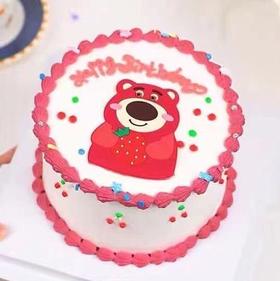 手绘小熊（进口淡奶油➕水果夹层）提前3小时预定