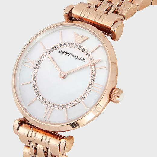 【现货清仓超惠秒】Emporio Armani女士摩天轮玫瑰金轻奢石英腕表- AR1909 全新现货 全国专柜联保 商品图3