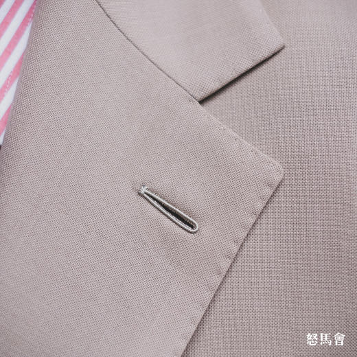 Hardy Minnis Fresco III Lite 强捻抗皱浅卡其色意式全麻衬套装 商品图4