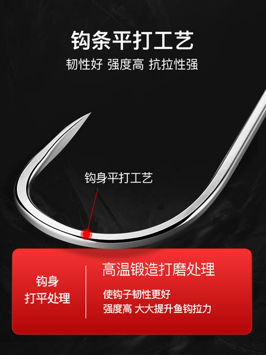 佳钓尼鱼钩散装伊豆新关东伊势尼金袖鱼钩有刺进口鲫鱼钩钓鱼钩子 商品图2