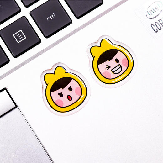 小团表情包系列水晶贴纸 商品图2
