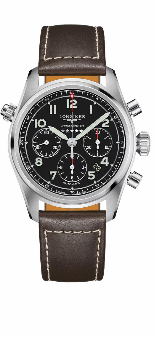 浪琴 LONGINES 先行者系列自动机械男士腕表，表径Ø 42mm，防水深度100米， L688.4自动上链机械机芯，同款5款可选，专柜现货直发，开票造册，全国联保 商品图1