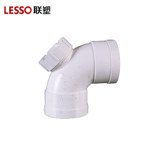 联塑 PVC 160 90°大弯带检查口 商品图0