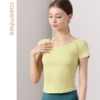 【断码捡漏】卡益裸感上衣短袖KL03302女士瑜伽服健身服 商品缩略图0