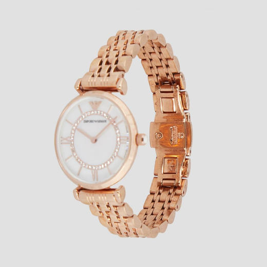 【现货清仓超惠秒】Emporio Armani女士摩天轮玫瑰金轻奢石英腕表- AR1909 全新现货 全国专柜联保 商品图1