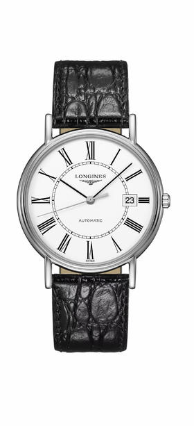 浪琴LONGINES 时尚系列Ø 38.50mm自动机械男士腕表，透明蓝宝石表背，30m防水，64小时动力存储，全新专柜现货发售