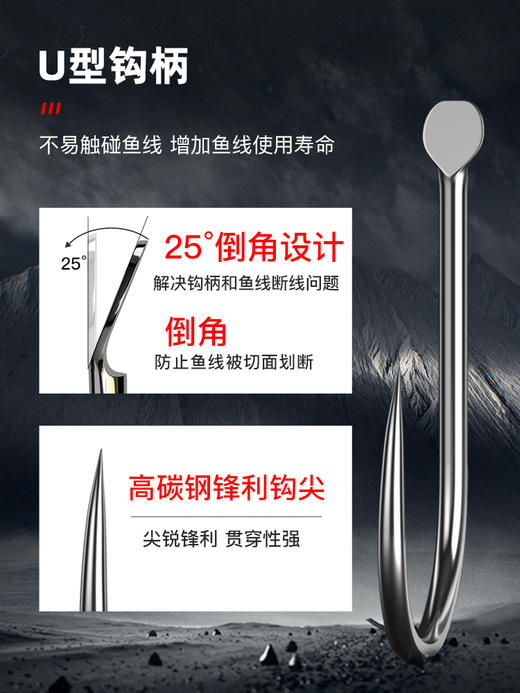 佳钓尼鱼钩散装伊豆新关东伊势尼金袖鱼钩有刺进口鲫鱼钩钓鱼钩子 商品图1