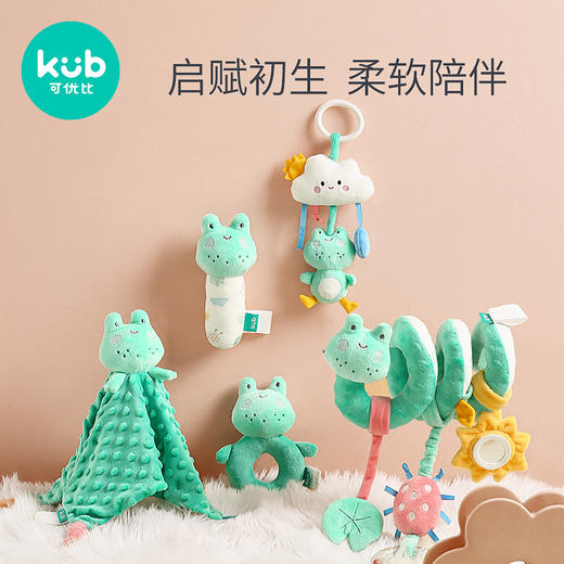 可优比安抚巾婴儿礼盒套装满月百天初生礼物可入口安抚玩偶礼盒 商品图3