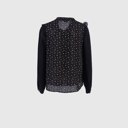 宫廷袖复古飘带衬衣 商品图3