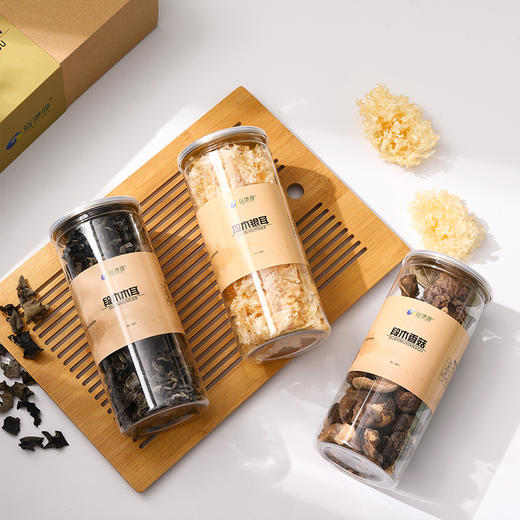【两耳一菇】裕德源通江银耳段木栽培套装礼盒 280g/盒 商品图7