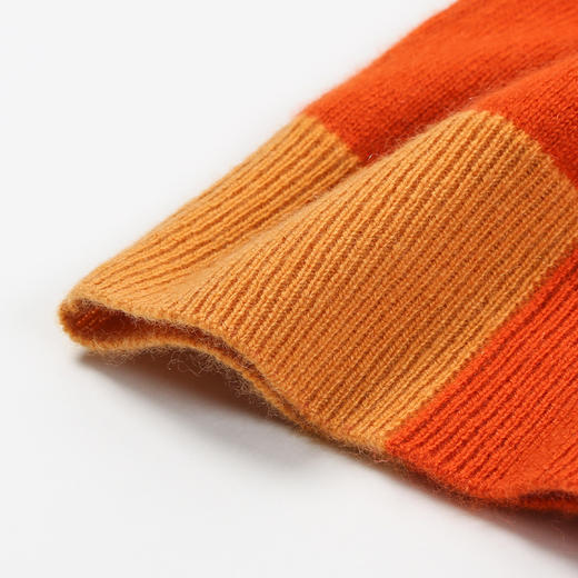 METTE羊绒世家2021秋冬新品女士100%山羊绒针织开衫V领撞色小外套 商品图9