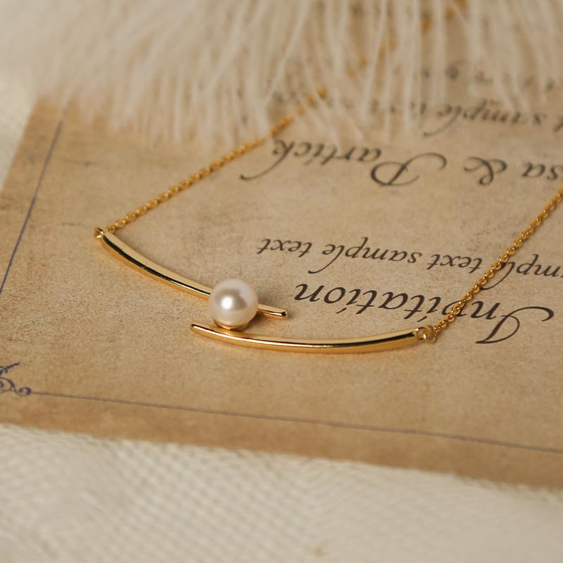 Manreya玛芮雅 「误入浮华」法式复古轻奢优雅小众一字形项链