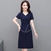 YWE-XYKL-LY606夏装新款修身显瘦短袖气质优雅大码时尚连衣裙 商品缩略图2