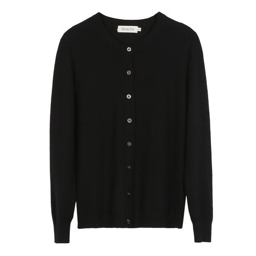 METTE羊绒世家2021年秋冬新品女士100%山羊绒开衫长袖针织衫外套 商品图12