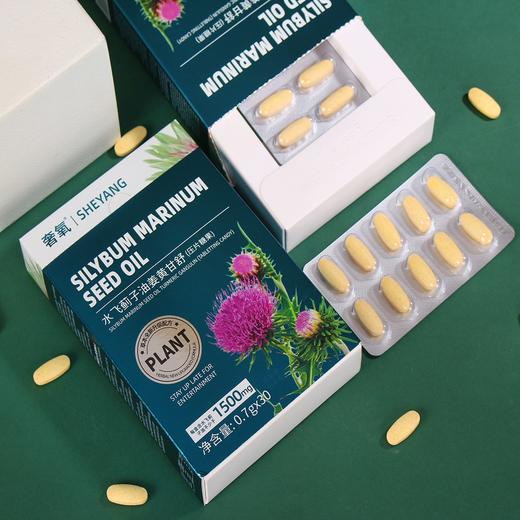 【心肝好伙伴】水飞蓟梓油姜黄甘舒片 呵护旰脏滋养身体 超高含量升级配方 健康草本贴心守护 喝酒抽烟熬夜加班 护甘片养甘片30片/盒 商品图1