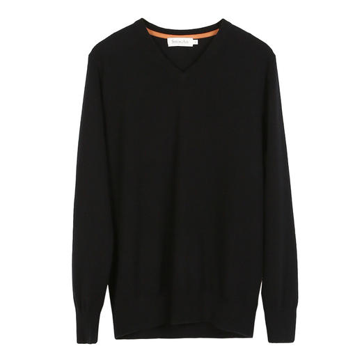 METTE羊绒世家2021年秋冬男士100%羊绒衫V领长袖针织内搭保暖毛衣 商品图11