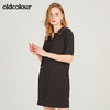 oldcolour欧珂Polo领直筒短袖连衣裙女中长款宽松M23101301 商品缩略图2