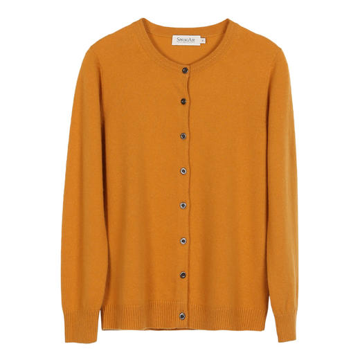 METTE羊绒世家2021年秋冬新品女士100%山羊绒开衫长袖针织衫外套 商品图11