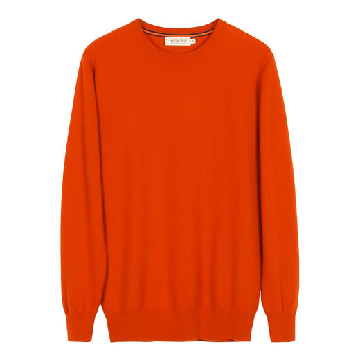 METTE羊绒世家2021年秋冬男士100%羊绒衫圆领打底毛衣保暖针织衫 商品图11