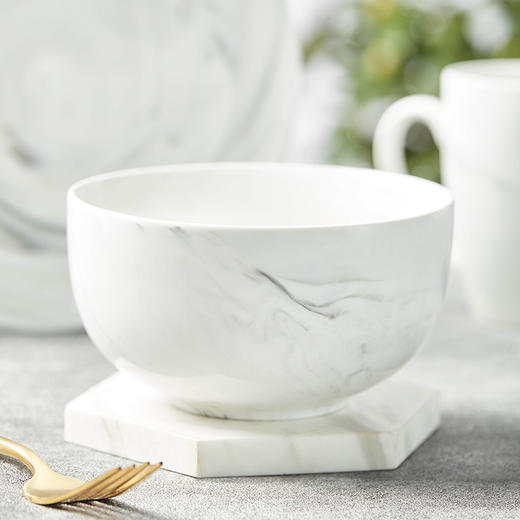 大理石纹4件套餐具 商品图6