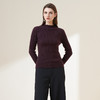 METTE羊绒世家秋冬女士新品100%纯羊绒衫时尚半高领修身显瘦毛衣 商品缩略图5
