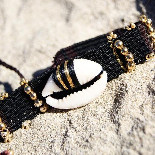 北京仓｜Hipanema-Sunkiss-贝壳 黑色 手链［法国设计师］ 商品图3