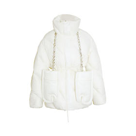 EVENING  烤箱手套廓形羽绒服 奶白色 （含手套和羽绒服各一件）【可口系列】