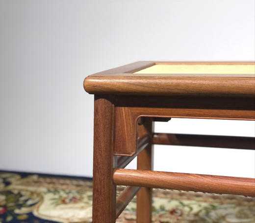 红桥红  家具严选  缅甸花梨（大果紫檀）【藤面 王世襄款 无束腰大方凳】 商品图7