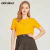 oldcolour欧珂正品圆领短袖T恤女夏季M23021339 商品缩略图3