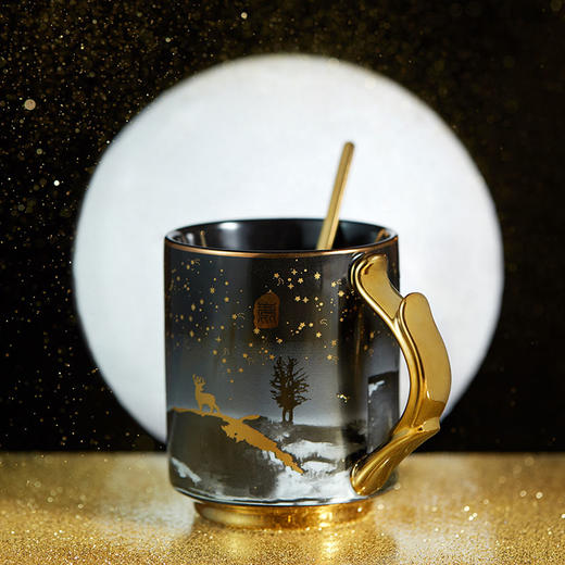 星辰麋鹿马克杯 商品图3