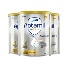 直邮 新版爱他美铂金版3岁以上4段*3罐,极地