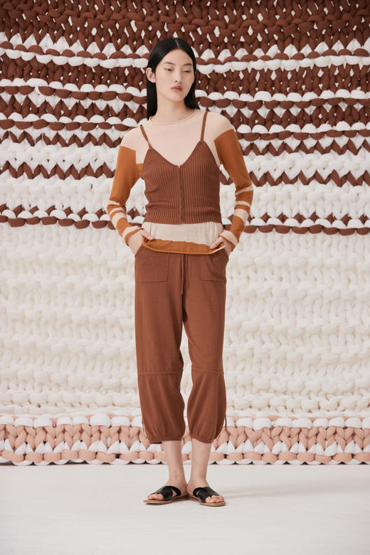 春夏 九分开叉灯笼裤 SJS92K060N 商品图3