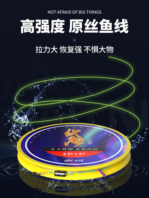 佳钓尼伏魔典藏线组绑好成品线组台钓鱼钩鱼线全套主线子线 商品图1