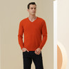 METTE羊绒世家2021年秋冬男士100%羊绒衫V领长袖针织内搭保暖毛衣 商品缩略图2