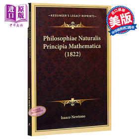 预售 【中商原版】牛顿 自然哲学的数学原理 英文原版 Philosophiae Naturalis Principia Mathematica Isaac Newton