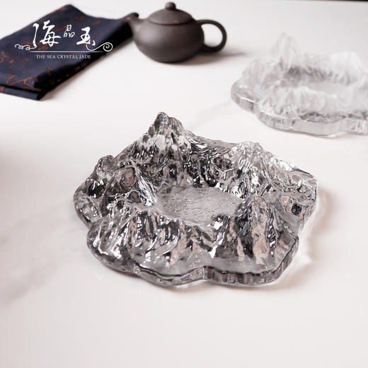 玉峰晟欧式创意冰山烟灰缸个性时尚水晶玻璃家用客厅办公室 商品图2