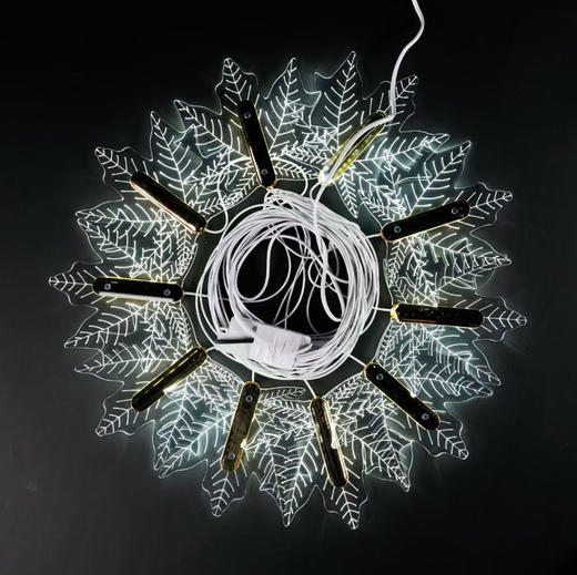 拉丝枫叶吊灯串【运费自理】 商品图1