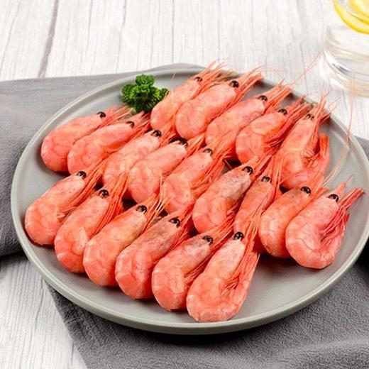 【头籽北极甜虾】800-100只/约3斤/盒，肉质鲜甜，熟制即食 商品图0