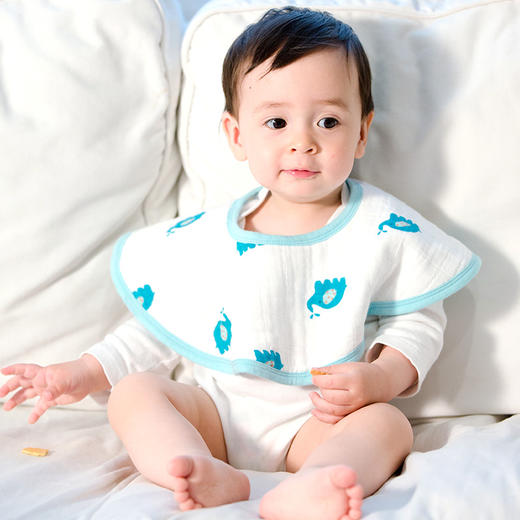 伯斯马丁【A类标准】圆形口水巾3条装 商品图1