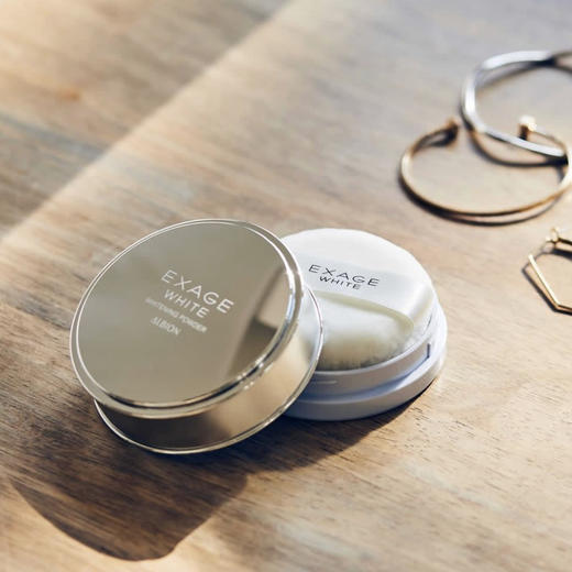 日本 ALBION澳尔滨 清新晶透美白晚安粉 散粉 18g 商品图7